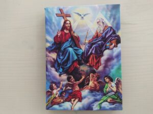 Holy Trinity Anthropomorphous Catholic Icon Gallery Wrapped Print on Canvas